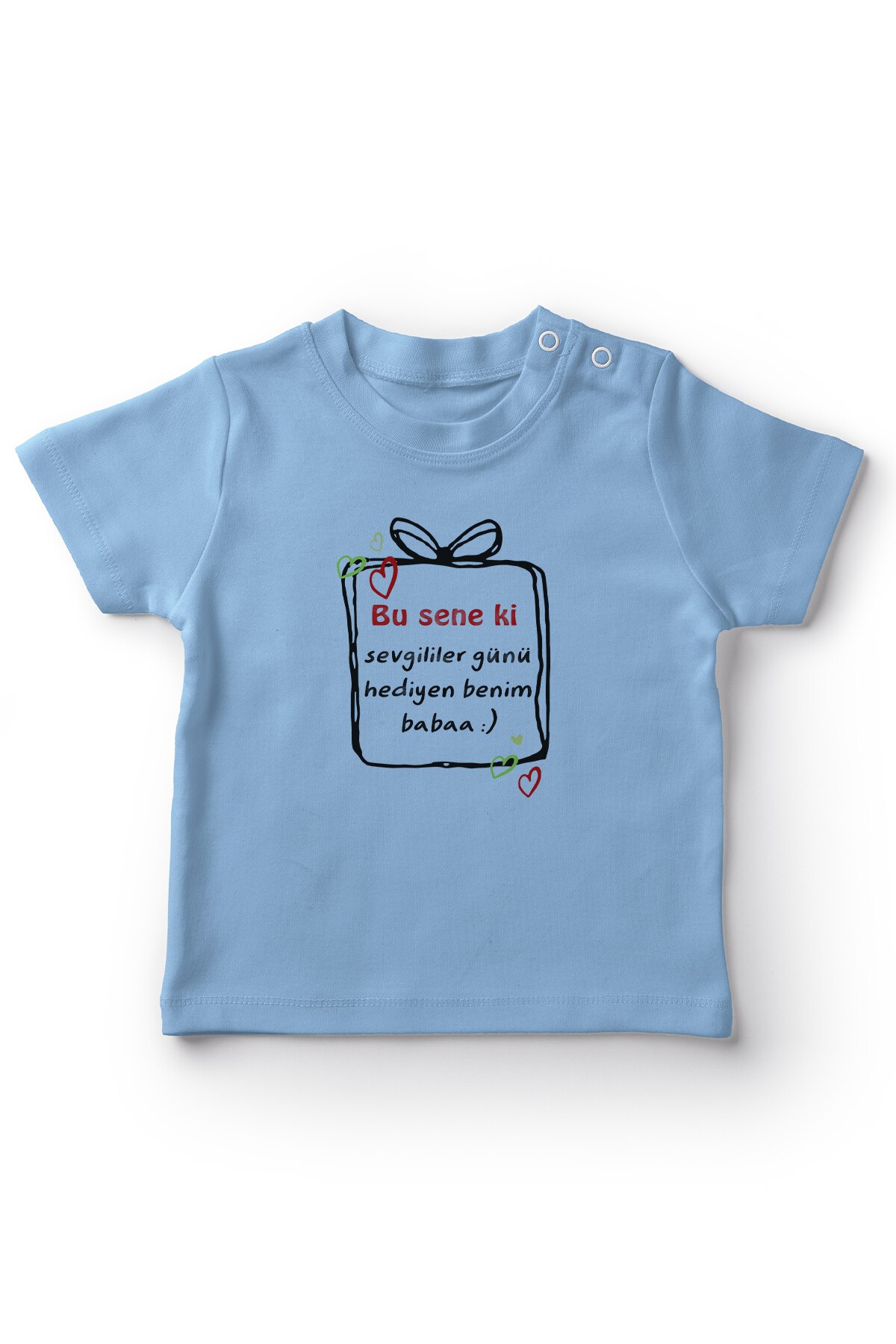 Angemiel bébé cette année saint valentin tee shirt bébé garçon bleu