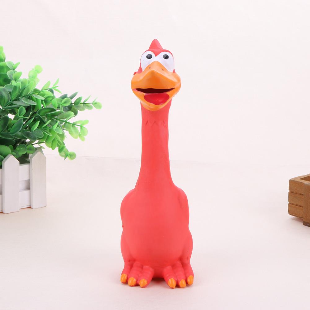 1PC Pet Toy For Dogs Puppy Screaming Rubber Chicken Toy For Dogs Latex Squeak Chew Training Pet Products Pet Sound Chew Toy
