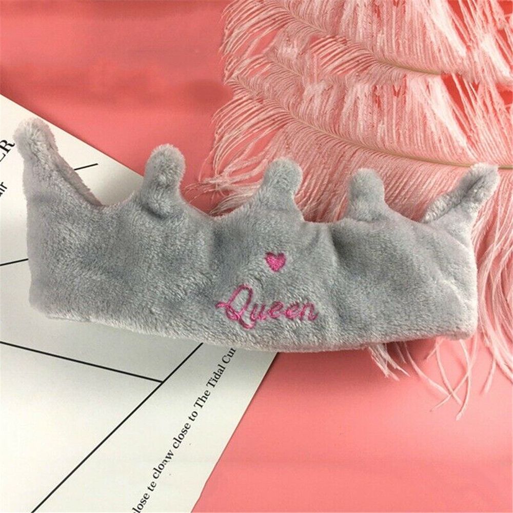 Shape Mask Headband Crown Heart Bath Cute Wash Hair Band Make