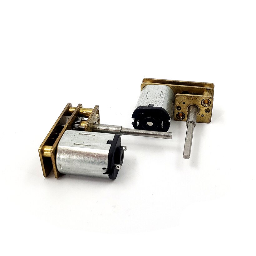 Micro N20 All Metal Gear Motor DC 1.5V-6V 550RPM-2200RPM Slow Speed High Torque Flip Engine DIY Robot Model 3V 3.7V 4.2V 5V