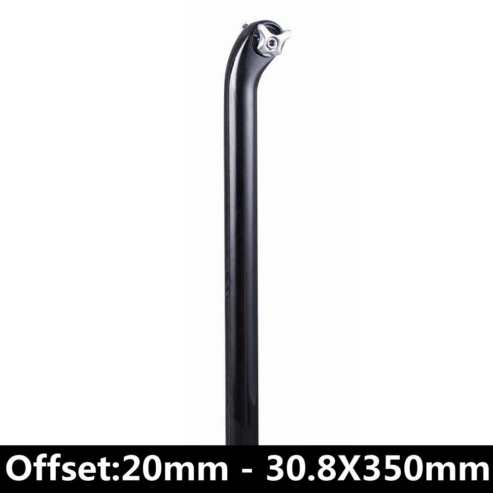 Glossy UD Carbon Fibre Bicycle Seat Post Cycling SeatPost Bike Seat Tube Parts Diameter 27.2mm 30.8mm 31.6mm Angle 5/20 Degrees: Offset 25mm 30.8X350