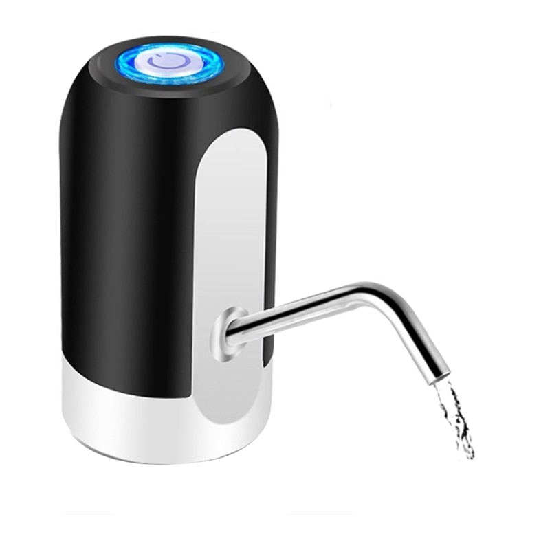 Hjemmekontor udendørs vandflaske pumpe elektrisk vanddispenser bærbar gallon drikkeflaske switch smart trådløs vandpumpe: Default Title