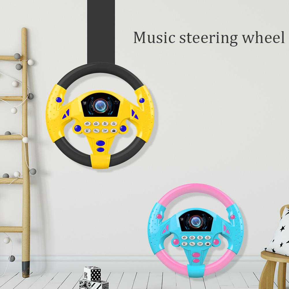 Baby Stuurwiel Elektrische Speelgoed Muziekinstrumenten Geluid Simulatie Voor Kind Ouder-kind Interactie Nauw Verenigde
