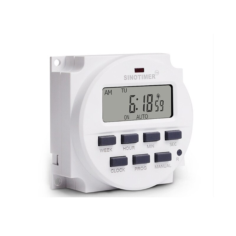 Digital Timer Switch 7 Days Weekly Programmable Time Relay Control Programmer Timer Switch