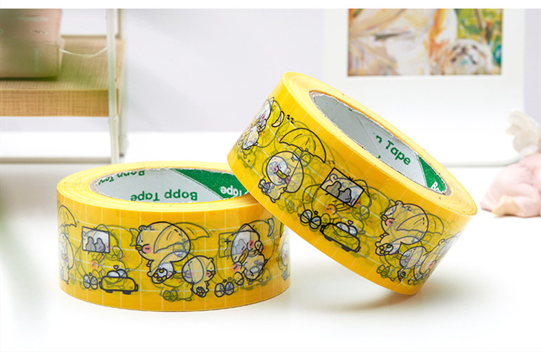 4.8Cm 100M Cartoon Leuke Plakband Hoge Sterkte Hoge Viscositeit Diy Cadeau Verpakking Tape Decoratie Carton Sealing Tape