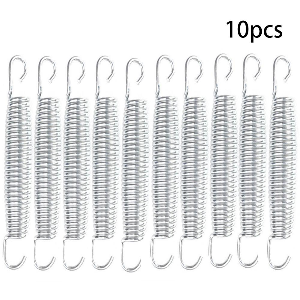 10pz molle per trampolino molla di tensione in acciaio inossidabile versatile molla a doppio gancio molla di prolunga robusta per uso domestico