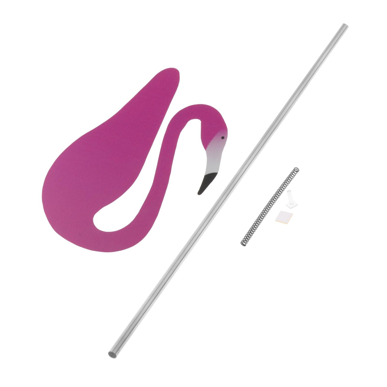 Pyörre lintu hassu ja dynaaminen lintu flamingo tuuli soi ulkona pihalla hääjuhla ystävänpäivä ranta kesä