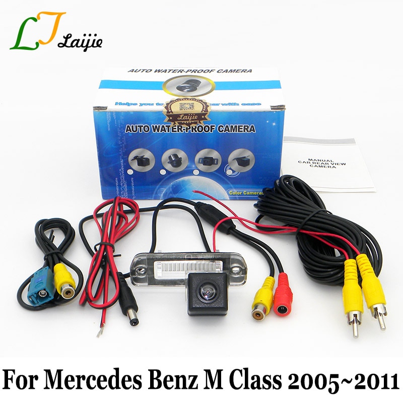 Auto Achteruitkijk Camera Voor Mercedes Benz M Klasse W164 ML 2005 ~ /HD Met Power Relais & Adapter kabel Auto Backup Reverse Camera