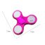 Hand Spinner Leucht LED licht Spinner Hand oben Spinner glühen in dunkel Licht EDC Spiner Finger betonen Linderung Spielzeug