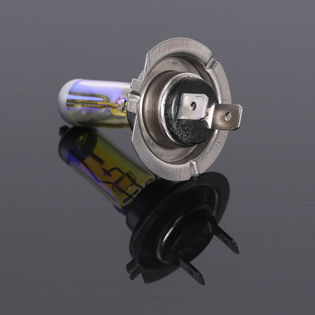 H7 Xenon Yellow Halogen Light Bulbs 12V 55W Halogen Headlight Bulb 3000K Fog Halogen Bulb Yellow Auto Replacement Parts