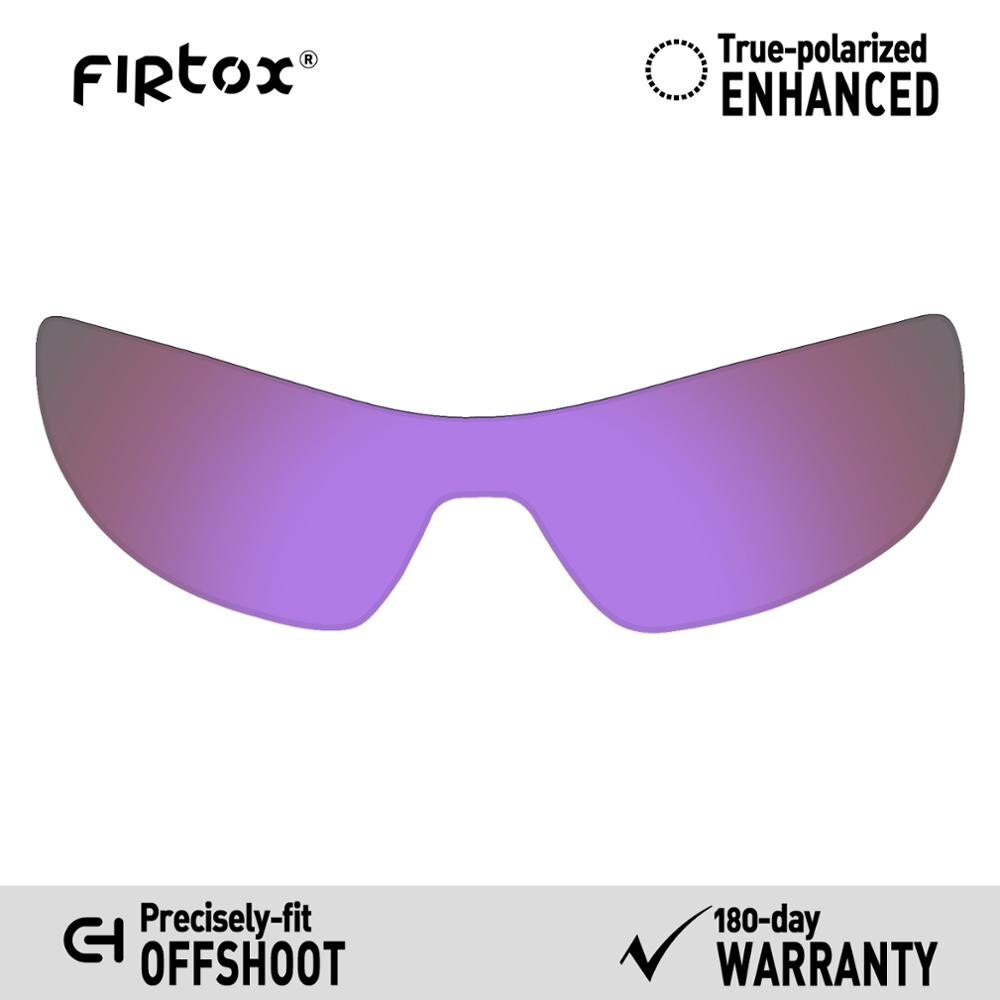 Firtox true  uv400 polariserte linser erstatning til oakley avlegger  oo9190 solbriller (kun kompatibel linse) - flere farger: Lilla-polarisert