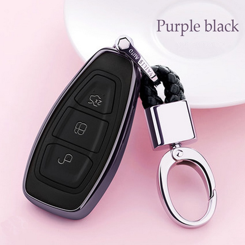 Ford Focus Mondeo-porte-clés de voiture | Doux, en TPU, pour accessoires de voiture, porte-clés de style intérieur de voiture