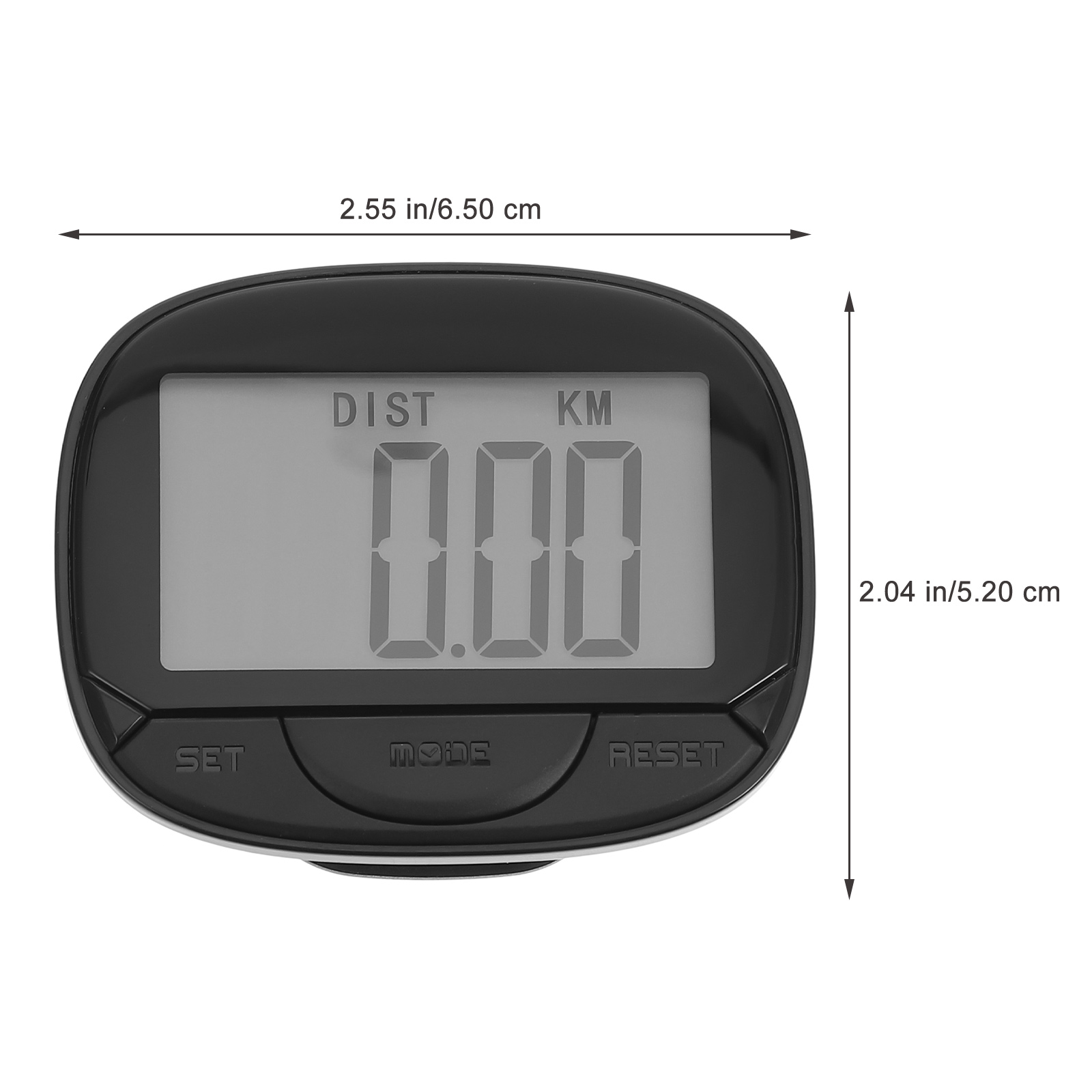 3D Schrittzähler Mit Clip - Tragbarer Fitness Tracker Für Schritte, Distanz & Kalorien