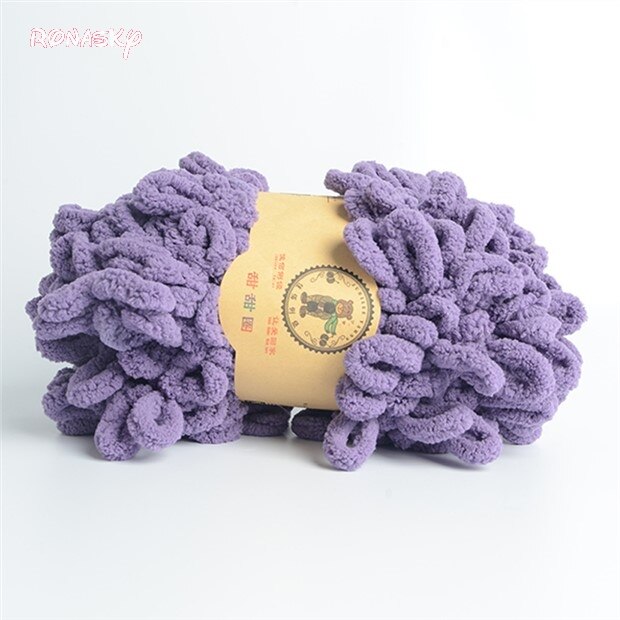Diy Vinger Lus Garen Hand Gebreide Thuis Kussen Deken Cirkel Lijn Dikke Wol Hand Breien Gemengd Garen Ring Gesponnen Polyester speelgoed: 12