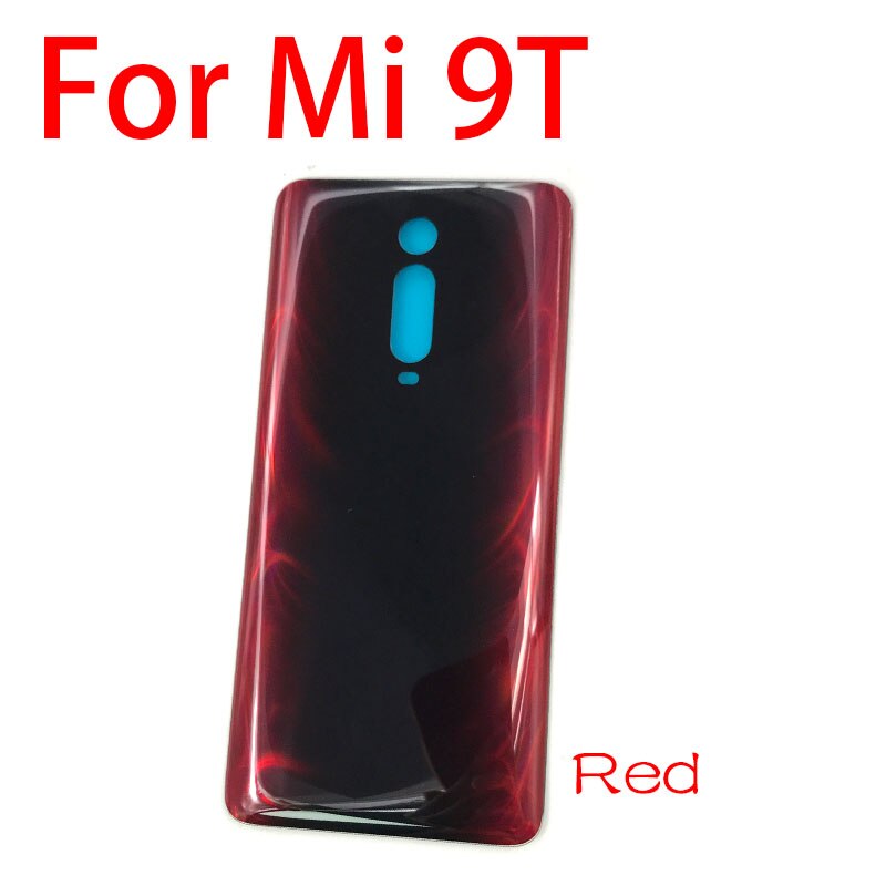 Wymiana szkła bateria tylna pokrywa obudowa tylna szklana obudowa z klejem do Xiaomi Mi8 Mi9 Lite Mi 10 5G / 8Se 8 se 9T: Mi 9T Red