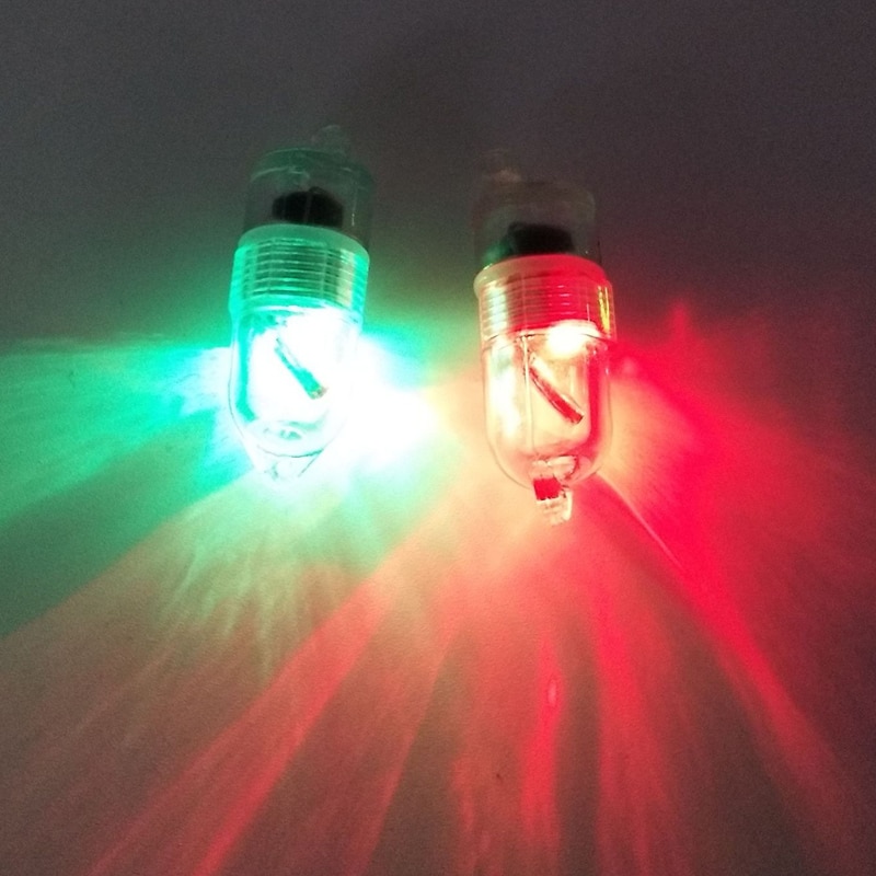 5pcs LED Deep Underwater Fish Attracting Lure Fishing Strobe Flash Light Bait Indicator H7JP