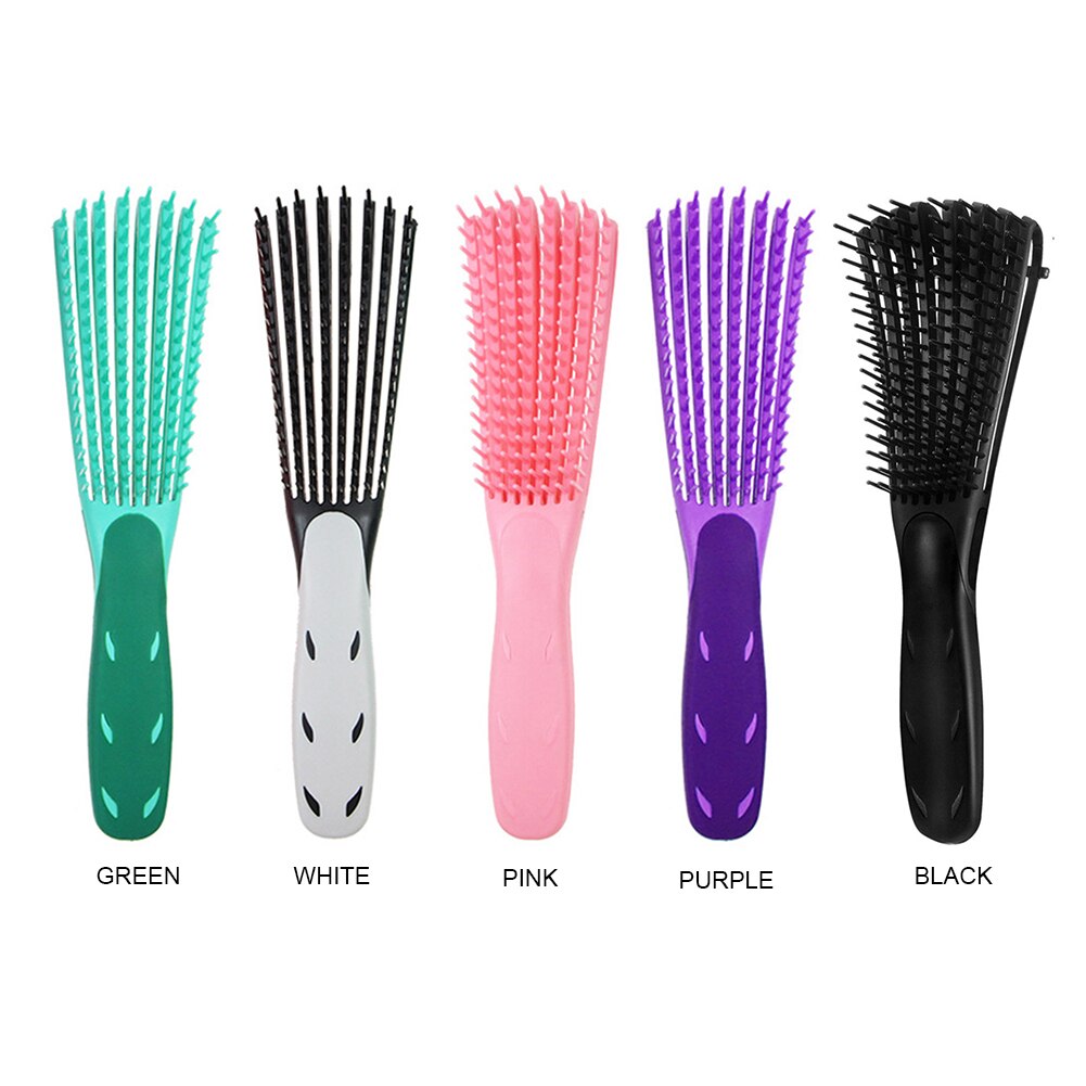Scalp Massage Comb Curved Breathable Ribs Claw Comb Hairbrush Soft Durable Hairdressing Smooth Hair Comb