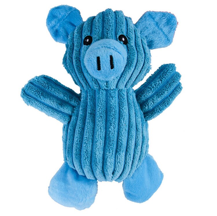 1pc plysch hundleksaker pipande röd blå gris grön groda valp tuggleksak interaktiva kattleksaker sällskapshund ljudleksaker för små medelstora hundar: 7