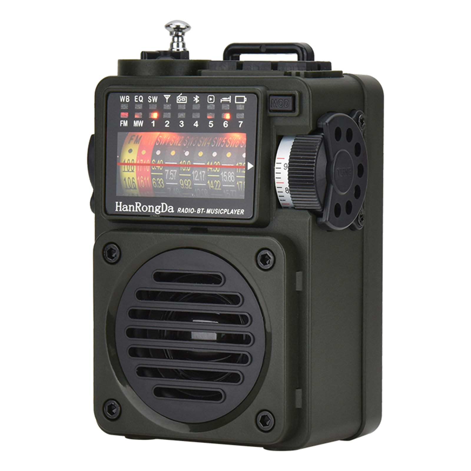 HRD-700 Am Fm Radio Muziekspeler Draagbare Ontvang... – Vicedeal