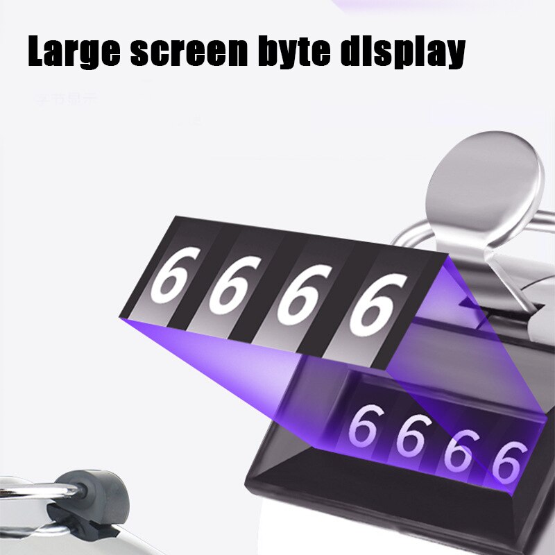 Bell Counter Hand Pitch Laps Counter Manual Mechanical Hand-Held Bell With Ring Silver Digital Knitting Row Crochet In Stock