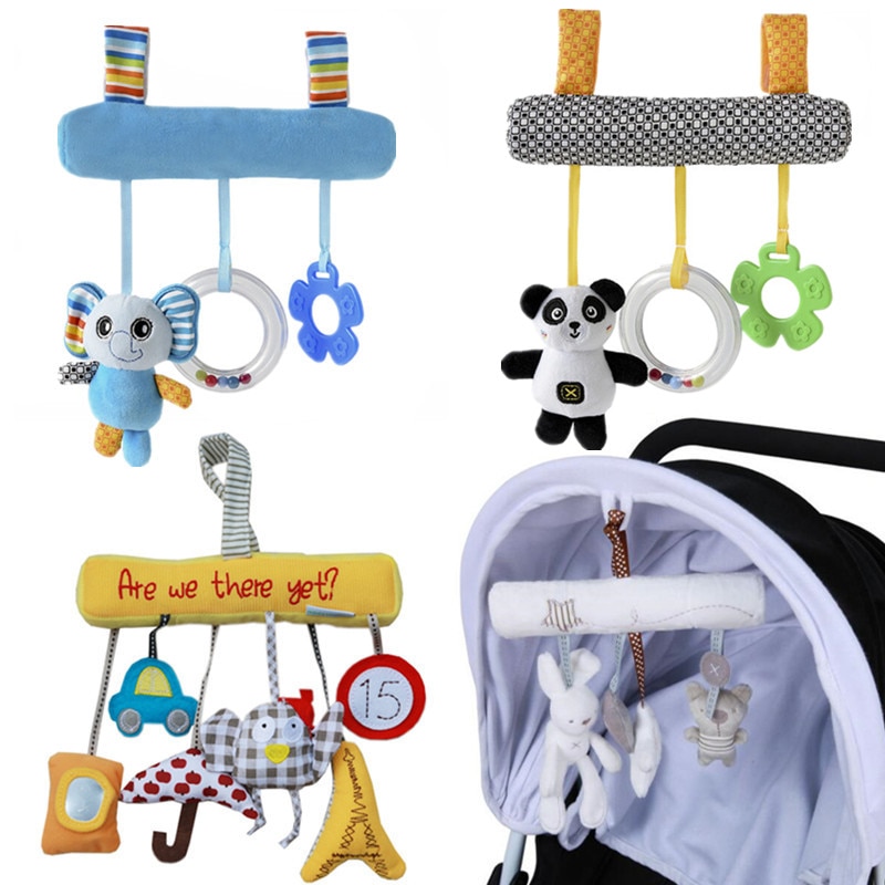 Baby Hanging Bed Safety Seat Frog Elephant Rabbit Bear Car Stroller Pram Cot Babyplay Travel Cute Toy 40% off