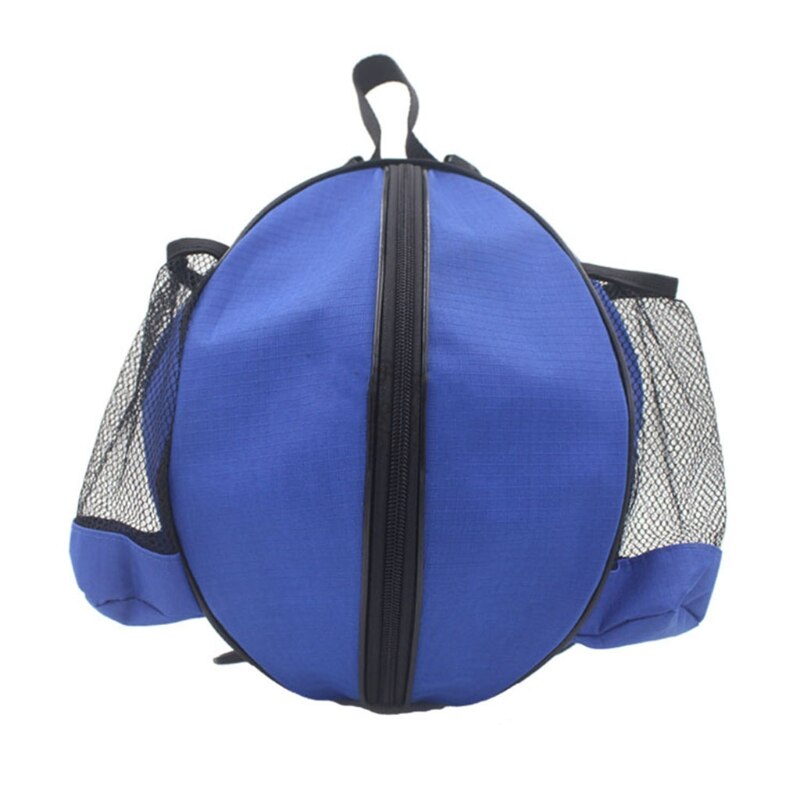 Universal Sport Ball Storage Shoulder Bag for Basketball Football Volleyball Round Shape Adjustable Shoulder Strap Backpack T8NC