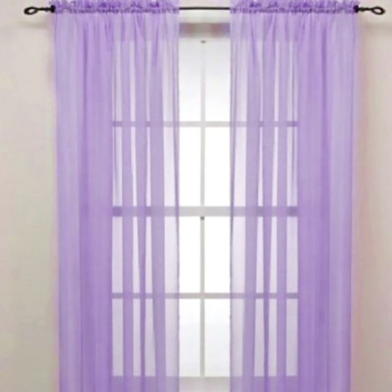 1pc 100*200cm Neue Einfarbig Voile Schiere Vorhang Panel Fenster Vorhänge Europa Fenster Tüll Vorhänge Wohnzimmer zimmer Dekoration: NO. 5