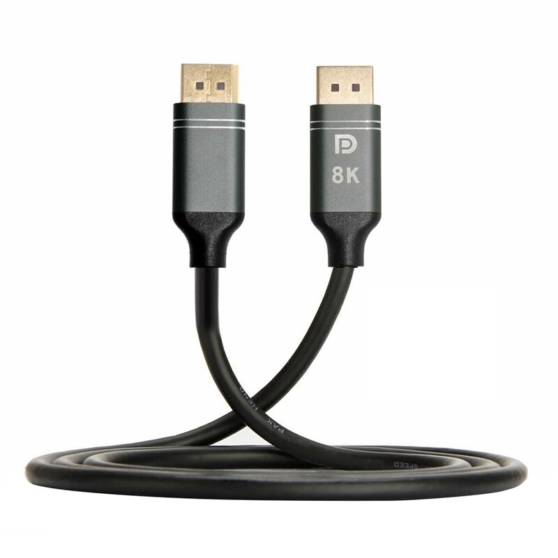 Display Port 1.4 Cable 8K 4K HDR 165Hz 60Hz Display Port Adapter for Video PC Laptop TV DP 1.4 1.2 Display Port: Default Title