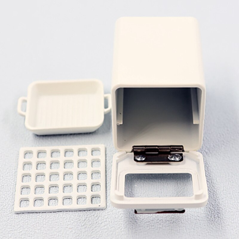 1/6 Or 1/12 Scale Miniature Dollhouse Oven For Dollhouse Mini Kitchen Cooking Toy Accessories