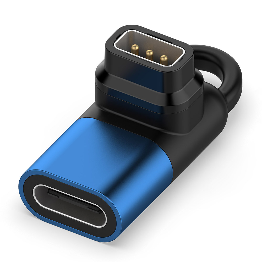 Adaptateur de chargeur pour Coros Pace 2/ Pace 3, câble de chargement USB Coros Apex 42mm 46mm/ pro/ Coros Vertix 2, adaptateurs métalliques: GRIS