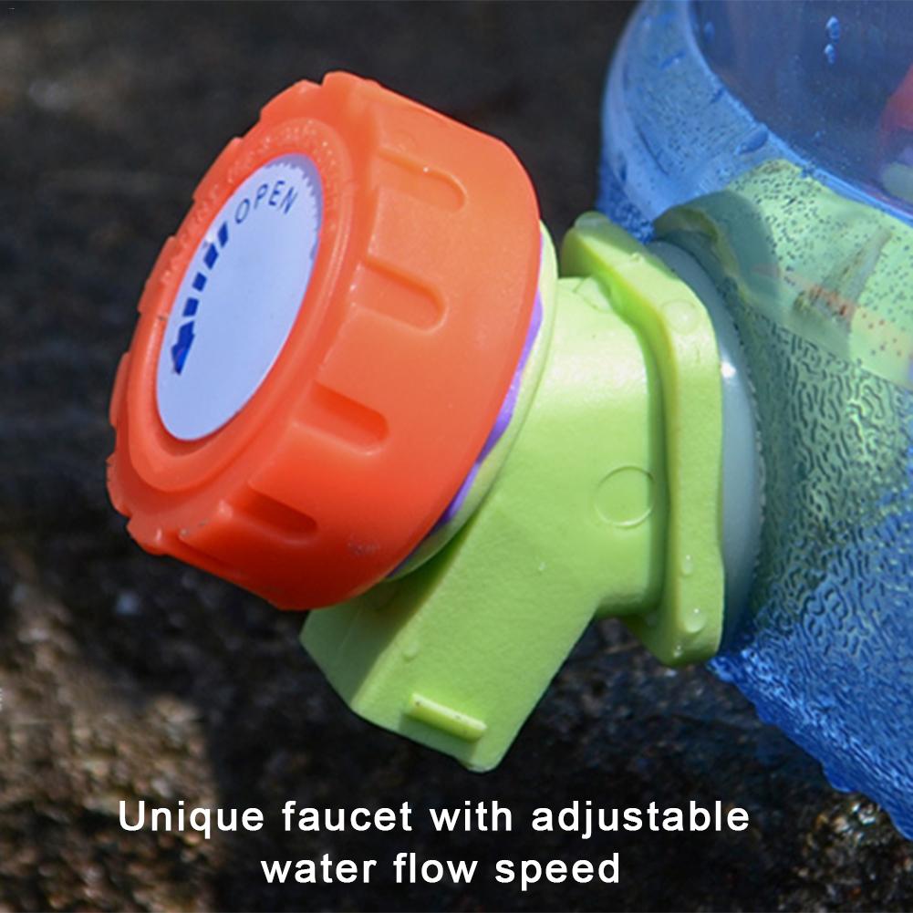 11.3L Car Bucket Self Driving Tour PC Storage Bucket Car Round With Faucet Portable Drinking Bucket Outdoor Water Container