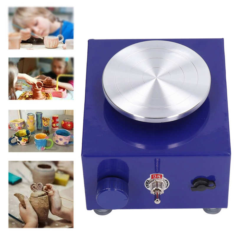 Mini Pottery Wheel Pottery Machine Easy Operation for Home for School for DIY