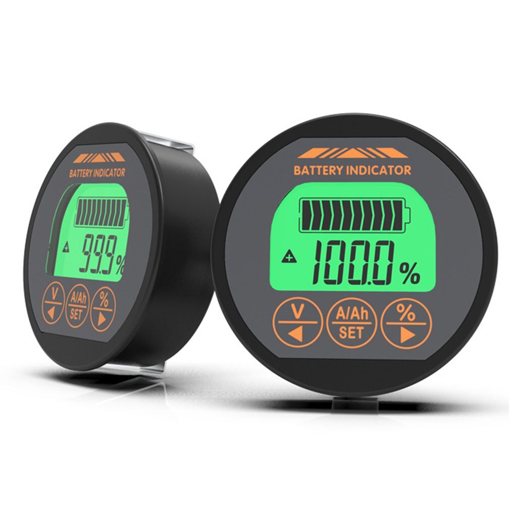 Monitor Capacità Batteria LCD Monitor Batteria 4in1 – Misura SOC, Ah, Voltaggio, Ampere Per Batterie Fino A 80V 350A Tester Batteria AiLi - Foto 4