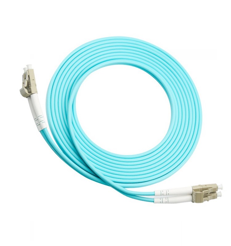 10Pcs OM3 LC UPC-LC UPC Multimode Duplex 3.0mm Optical Fiber Optic Patch Cord Optical Patch Cable 1/2/3/5/10m