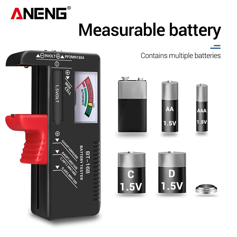 Universal- Digital Batterie Kapazität Tester BT-168D kariert Ladung Indicador de Bateria Diy Elektronische Prüfung BT168 Tester