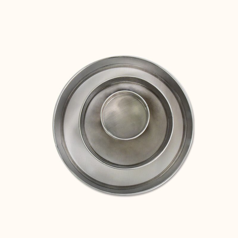 Pottery Tools Stainless Steel Sieve Filter for Ceramic Clay Polymer Scraping Modelling Crafts Glaze Pigment Mud Filter