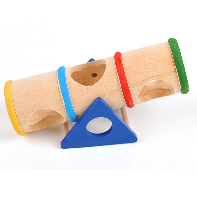 Animal de compagnie petite aire de jeux pour animaux-jouet à bascule en bois pour petits animaux Hamster nain et souris