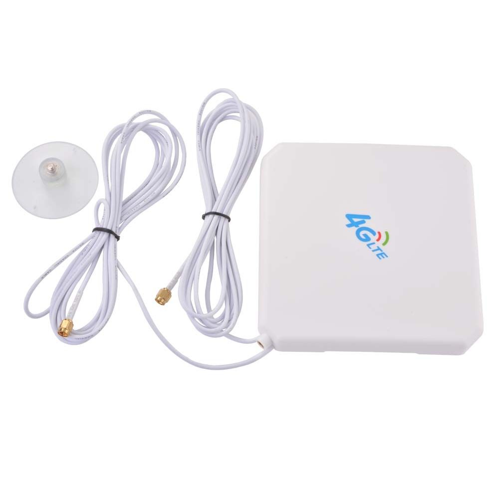 SMA Plug Aerial Amplifier 35dBi 4G LTE Antenna Booster Dual Mimo Network