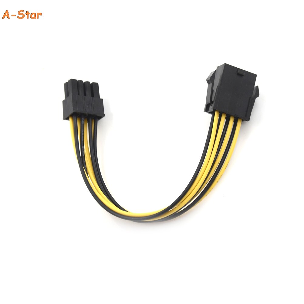 Conectores de Cables ATX EPS de 20cm y 8 pines, extensión de macho a de alimentación hembra, tarjeta gráfica de ordenador, 1 Uds.
