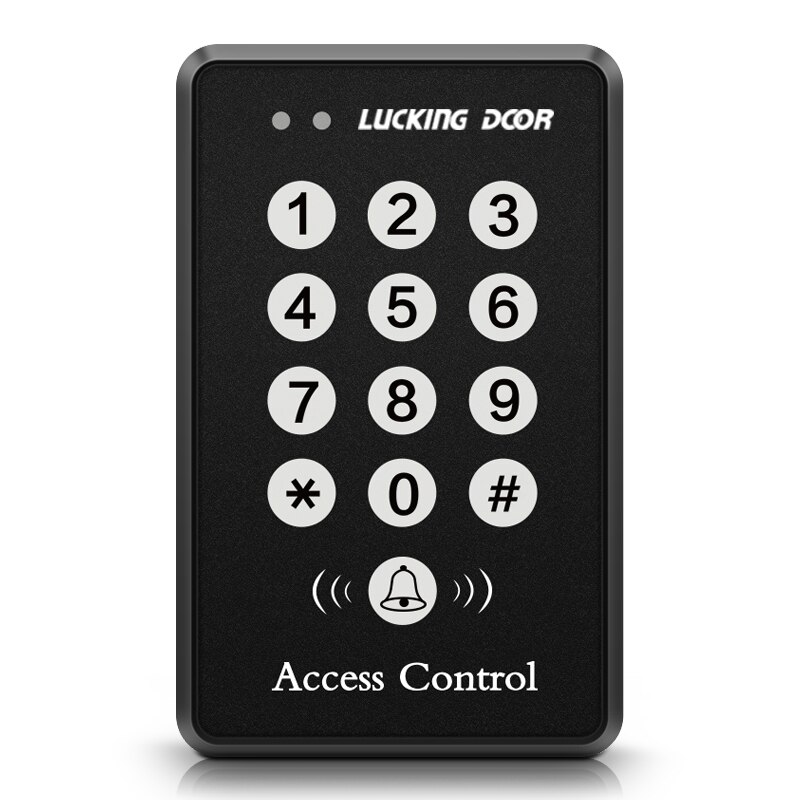 125Khz RFID Access Control Keypad Reader Device 500 users Security RFID Proximity Entry Door Lock Access Controler Keyboard