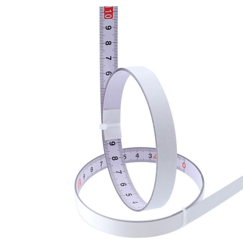 Miter T-track Tape Measure Self-Adhesive Stainless Steel Scale Ruler For Track Table Saw Carpenter Tools