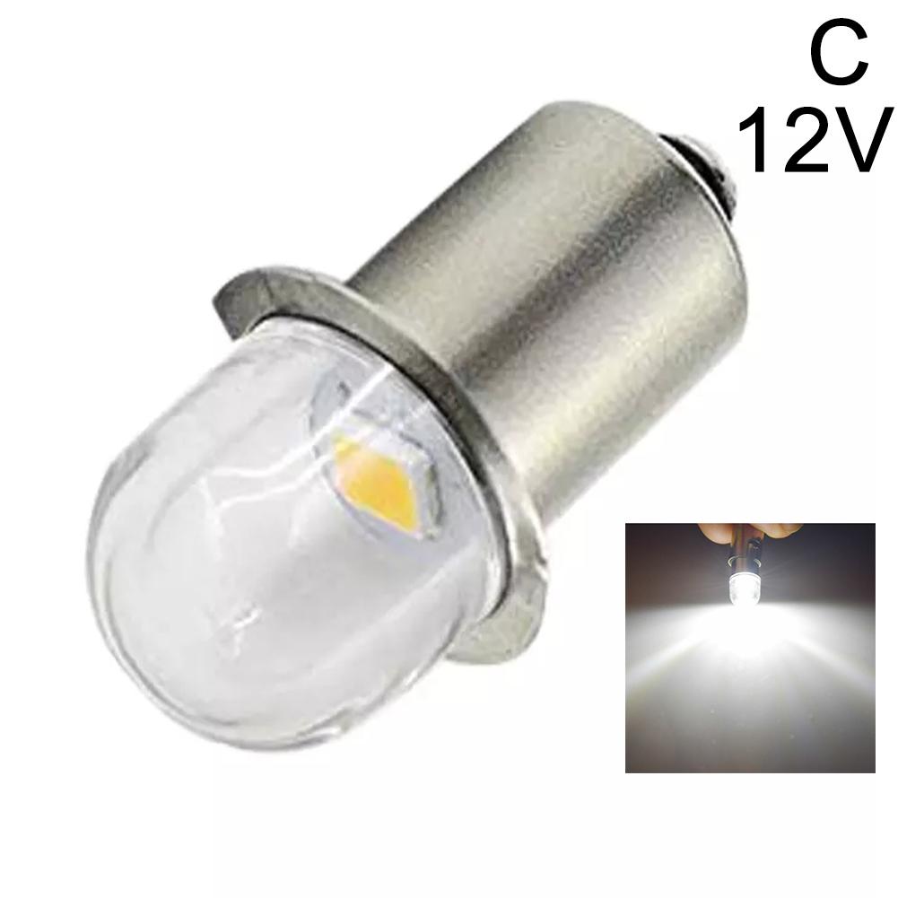 P13.5s led-upgradelampen met witte fitting voor maglite-zaklamp, warm wit, 3000k 6000k dc6v-12v vervangingslampen, werklamp: Groente