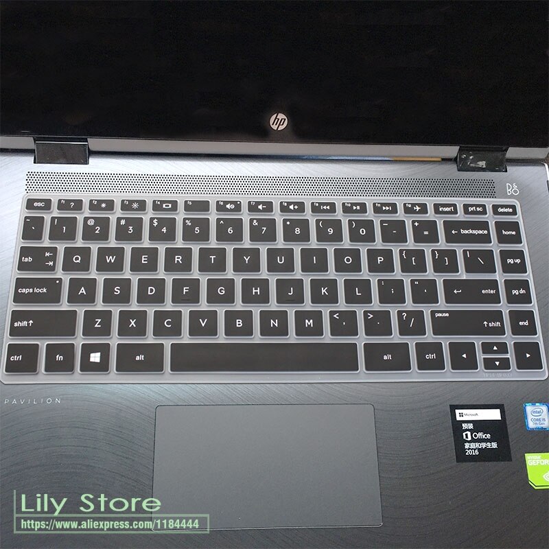 Laptop Keyboard Protector Skin Cover for HP Pavilion X360 14-dh1042tx 14-dh1058tx 14-dh1006tu 14-dh1026ne 14-dh1056tx 14-dh: black