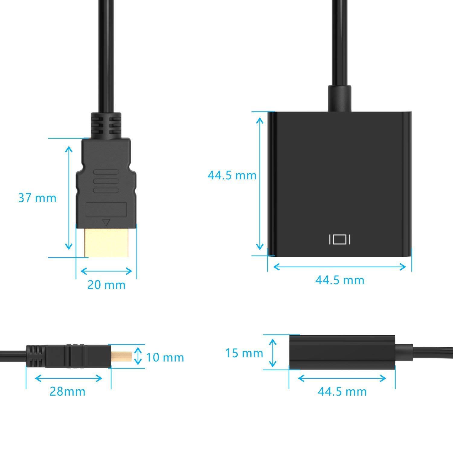 Bundwin Dp Naar Vga Displayport Display Port Male Naar Vrouwelijke Converter Adapter Kabel Voor Pc Computer Laptop Hdtv Monitor Projector