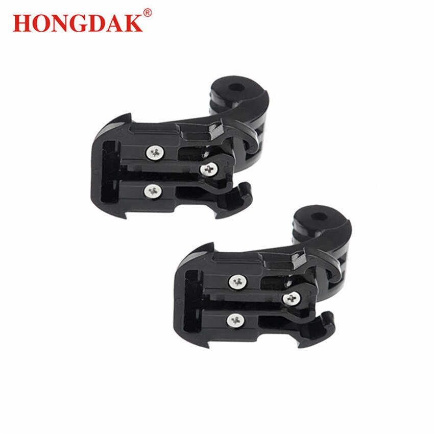 HONGDAK 2 STUKS J Haak Gesp Borstband Helm Base Mount voor GoPro Sport Camera