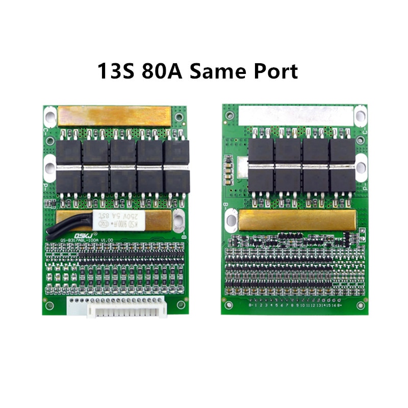 6S-13S 25A 35A 50A 80A 150A BMS Balance Board 24V 36V 48V Ternary Lithium/LiFePo4 Battery Protection Board power tools 7s 8s 10