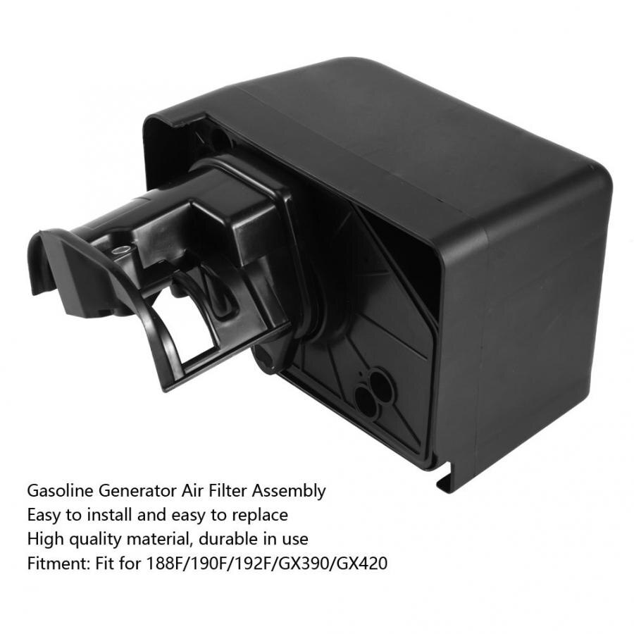 Benzinmotor generator udskiftning af luftfiltermontering til 188f 190f 192f gx390 gx420 luftboks luftfilter luftfilter