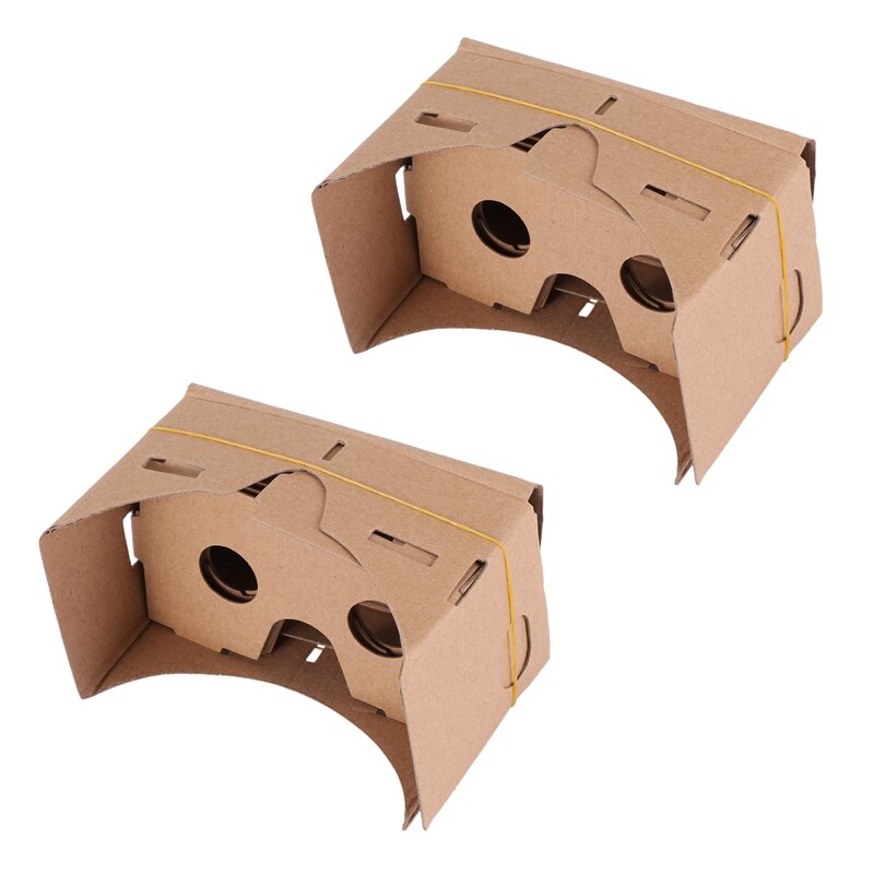 2x 6 zoll diy 3d vr virtual reality brillen hartfaserplatte für google cardboard