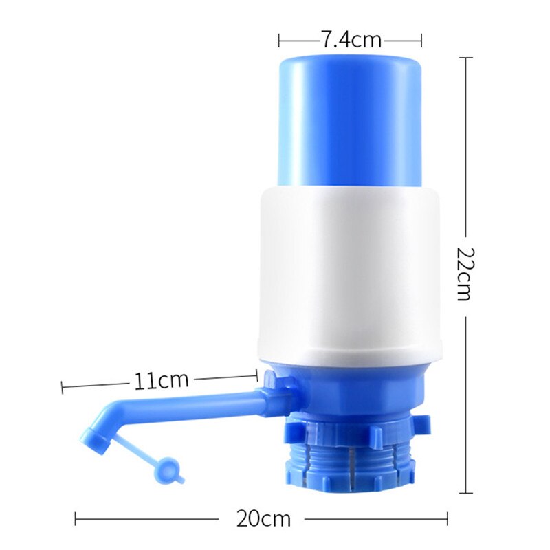 Hand Drinking Water Pump With Hose Extensions Removable Tube Water Dispenser Action Manual Pumps Dispensers: Blue Upgrade