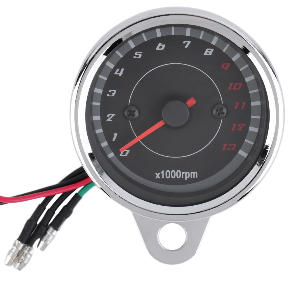 Universal Motorcycle Motorbike Backlight LED 12V Tachometer Speedometer Tacho Gauge Dropping